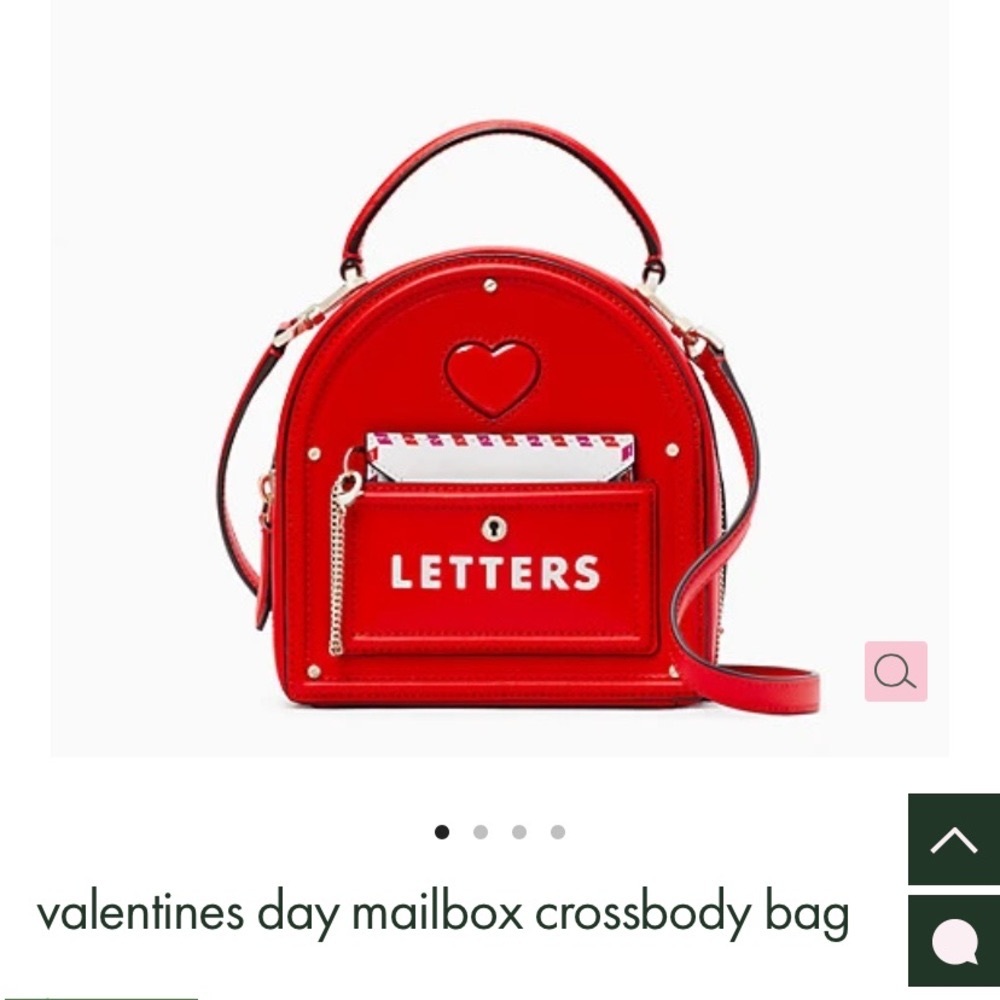 NWT IN Packaging Kate Spade Valentines Day Mailbox Bag